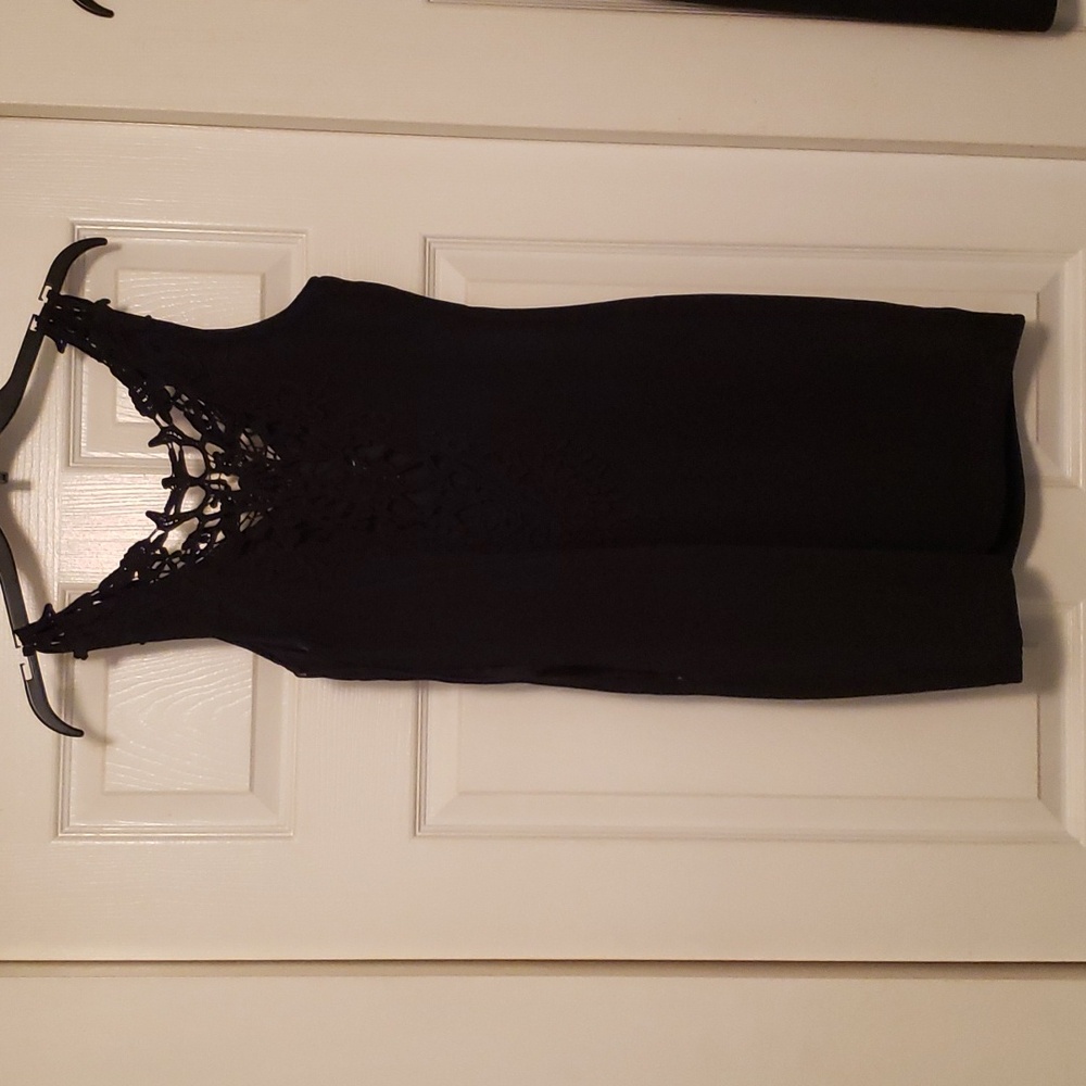 Black Mini Lace Dress